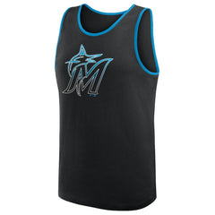 Miami Marlins Logo Athletic Unmatched Success Tank Top - MLB