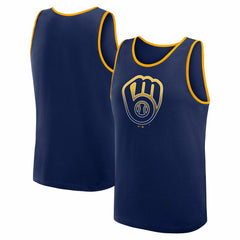 Milwaukee Brewers Logo Athletic Unmatched Success Tank Top - MLB