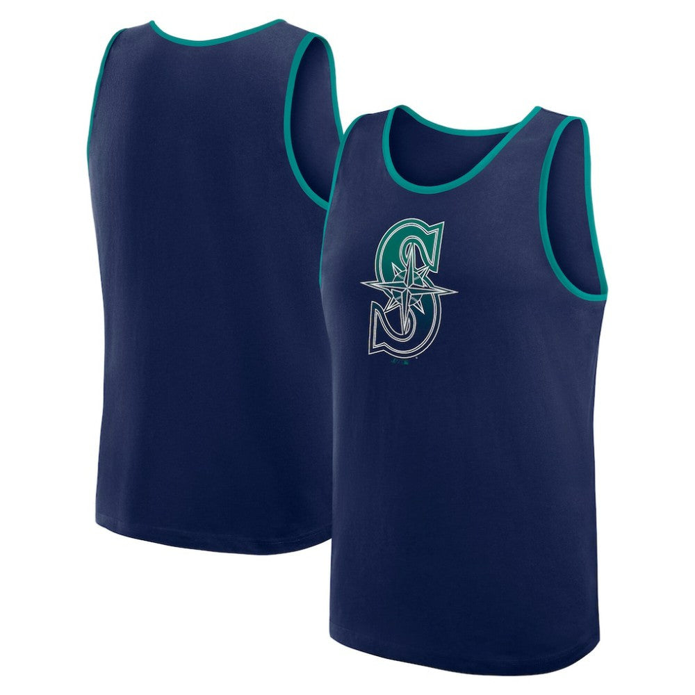 Seattle Mariners Logo Athletic Unmatched Success Tank Top - MLB