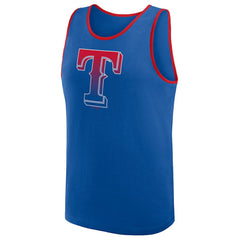 Texas Rangers Logo Athletic Unmatched Success Tank Top - MLB