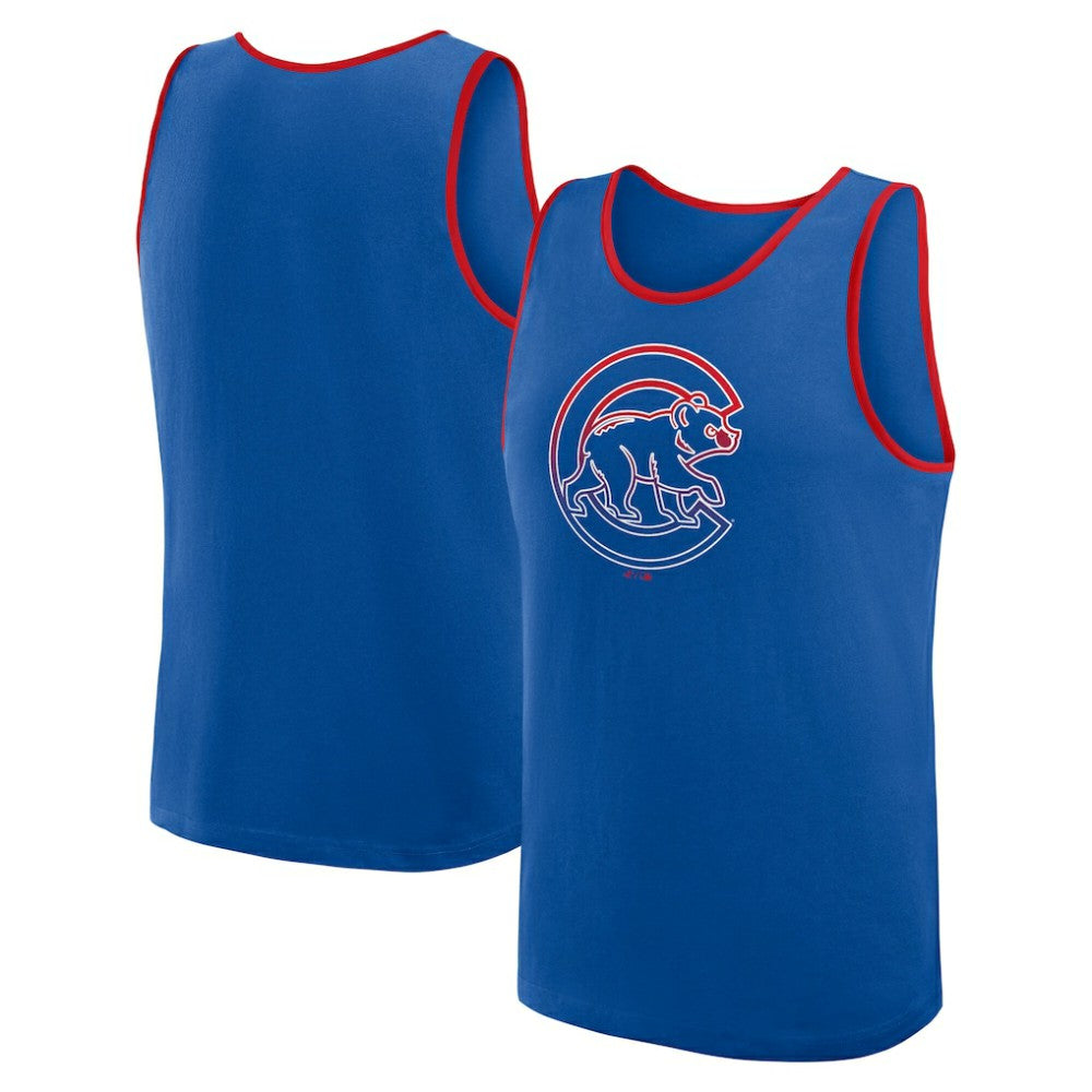 Chicago Cubs Logo Athletic Unmatched Success Tank Top - MLB
