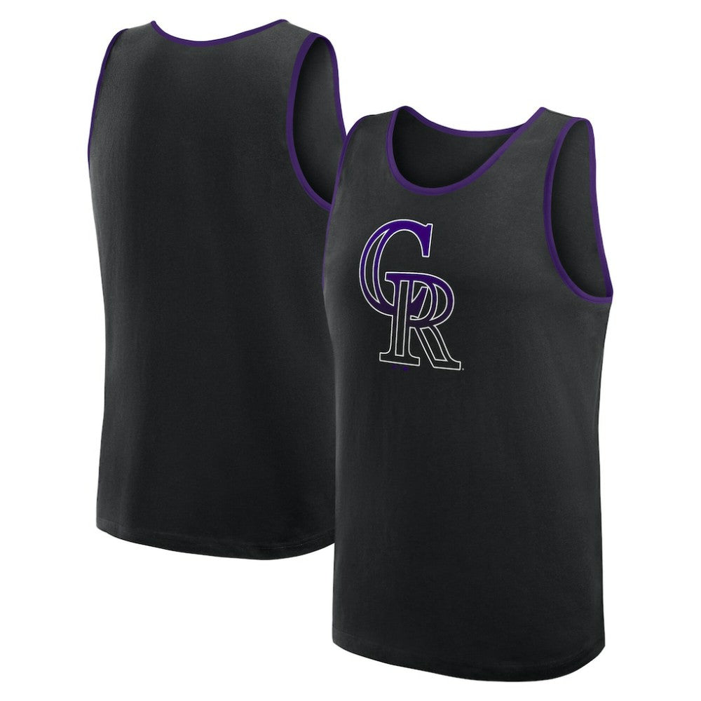 Colorado Rockies Logo Athletic Unmatched Success Tank Top - MLB