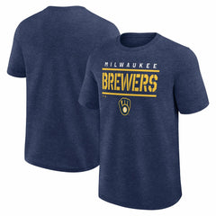 Milwaukee Brewers Logo Athletic Top Notch T-Shirt - MLB