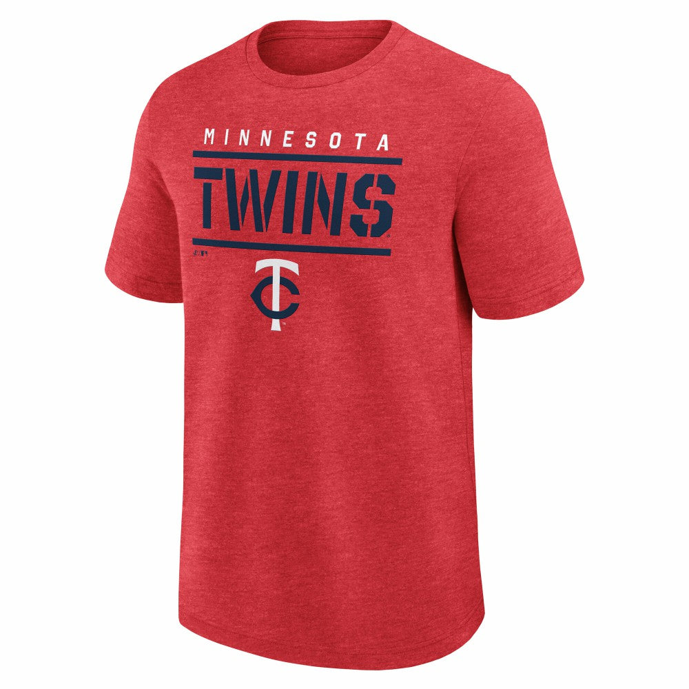 Minnesota Twins Logo Athletic Top Notch T-Shirt - MLB