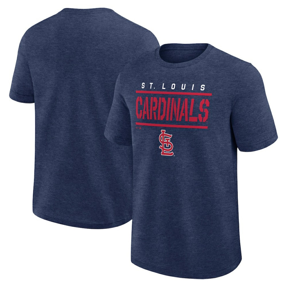 St. Louis Cardinals Logo Athletic Top Notch T-Shirt - MLB