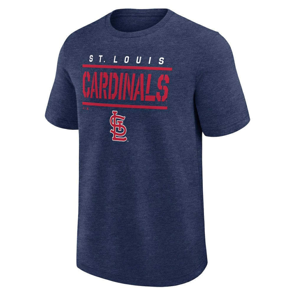 St. Louis Cardinals Logo Athletic Top Notch T-Shirt - MLB