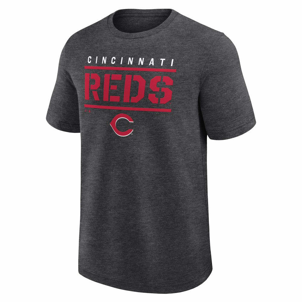 Cincinnati Reds Logo Athletic Top Notch T-Shirt - MLB