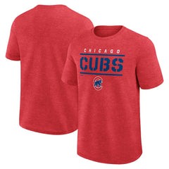 Chicago Cubs Logo Athletic Top Notch T-Shirt - MLB