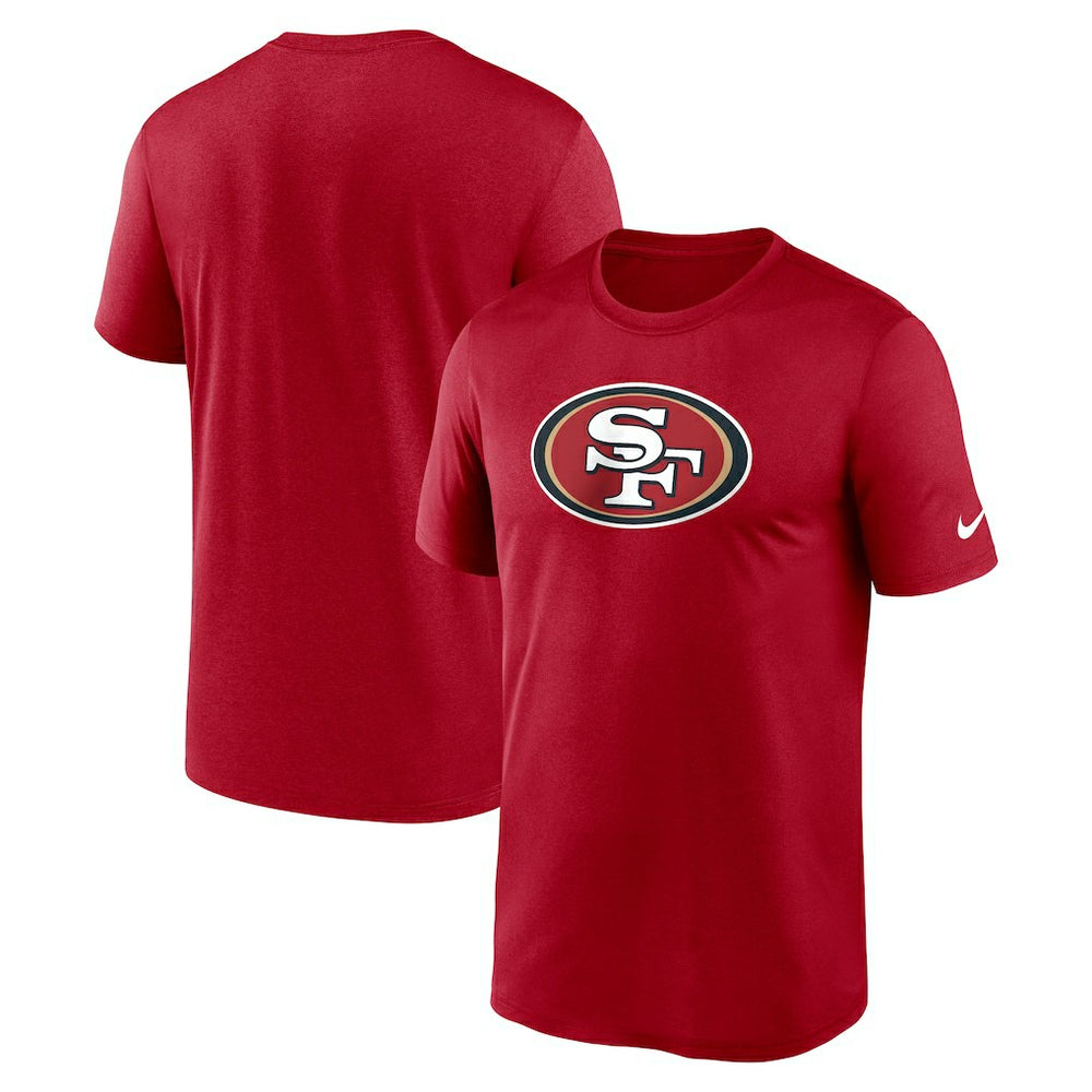 San Francisco 49ers Primetime Legend Logo Performance T-Shirt Scarlet | Nike for Sale