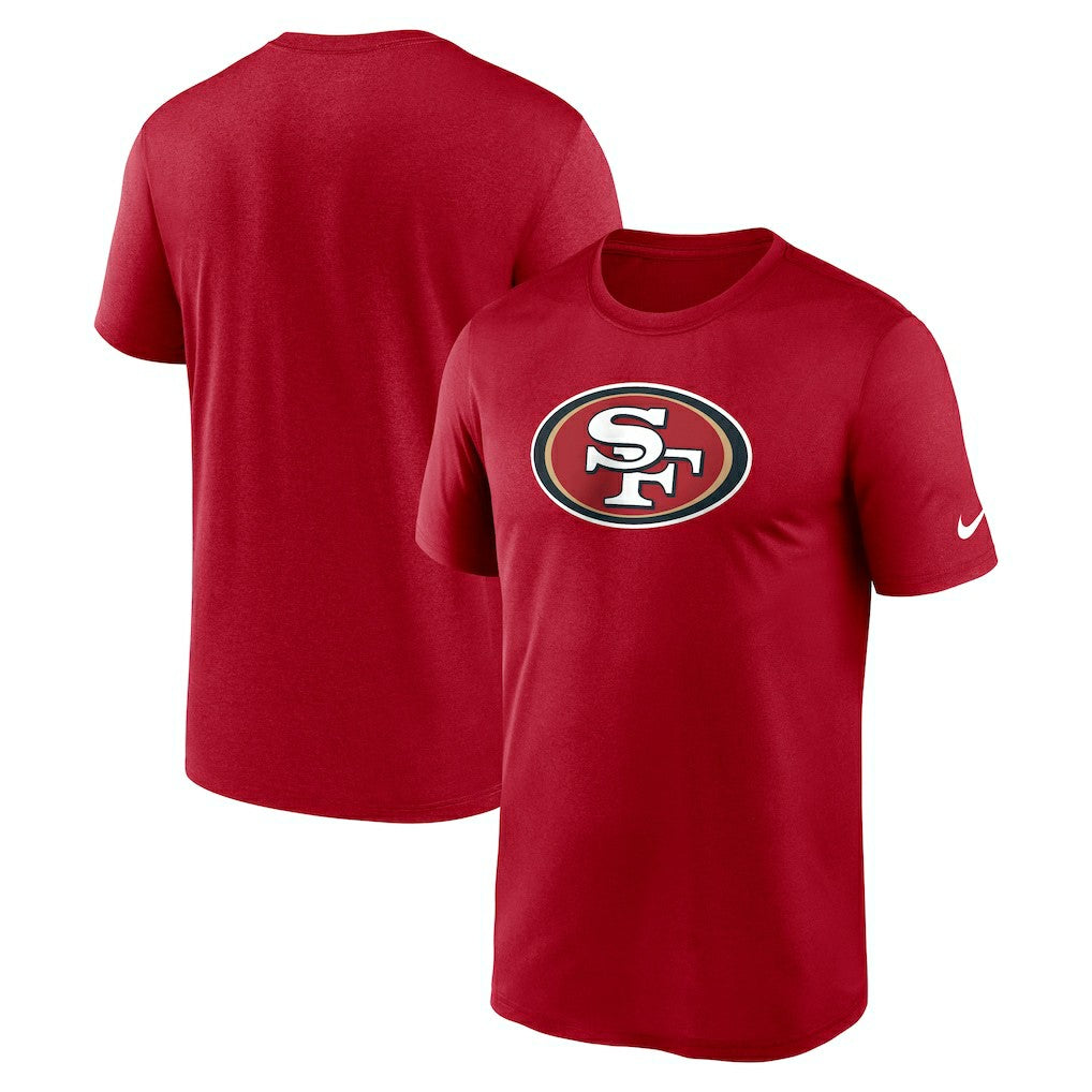 San Francisco 49ers Primetime Legend Logo Performance T-Shirt Scarlet | Nike for Sale