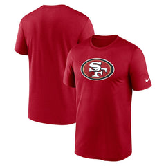San Francisco 49ers Primetime Legend Logo Performance T-Shirt Scarlet | Nike for Sale