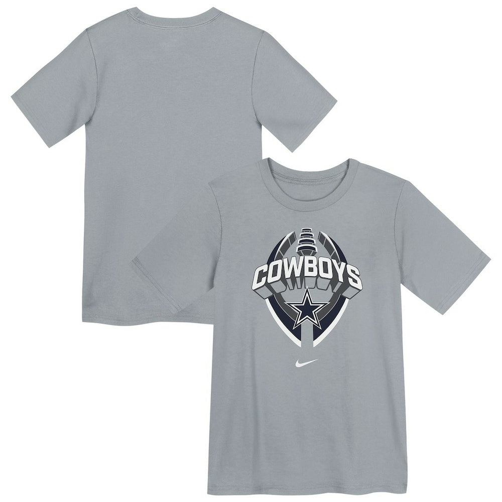 Dallas Cowboys Preschool Icon Legend Dri-FIT T-Shirt Gray | Nike for Sale
