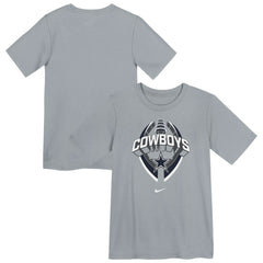Dallas Cowboys Preschool Icon Legend Dri-FIT T-Shirt Gray | Nike for Sale
