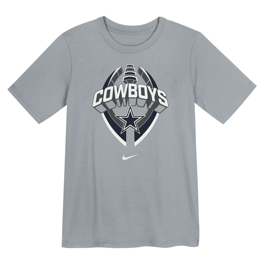Dallas Cowboys Preschool Icon Legend Dri-FIT T-Shirt Gray | Nike for Sale