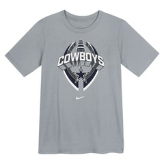 Dallas Cowboys Preschool Icon Legend Dri-FIT T-Shirt Gray | Nike for Sale