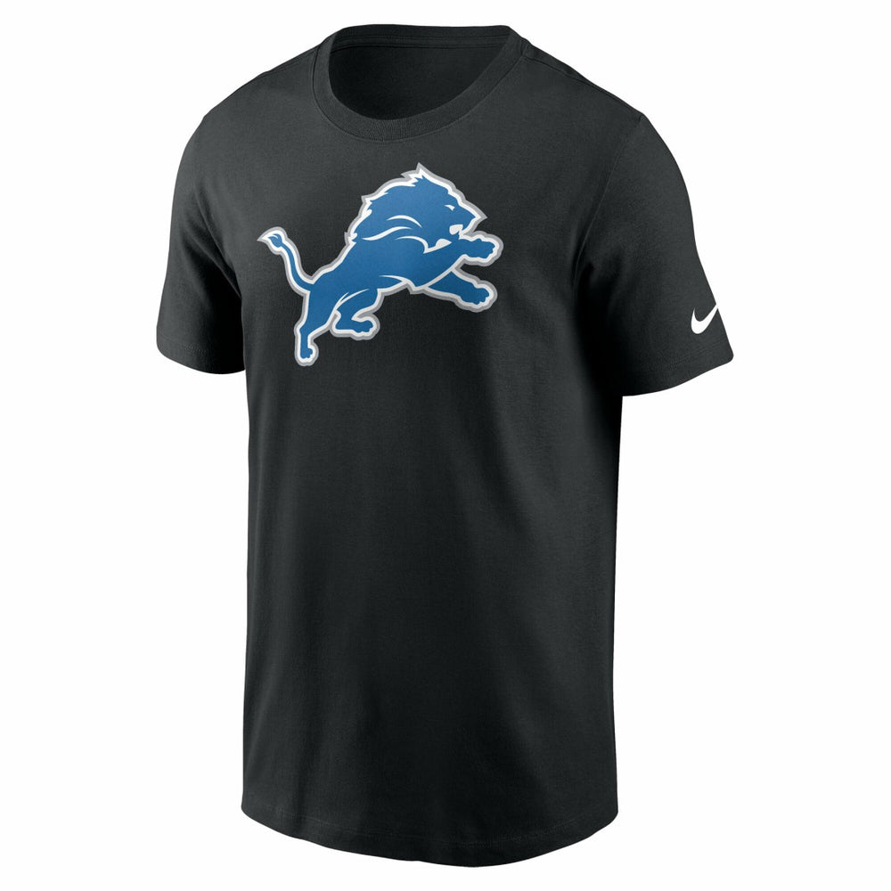 Detroit Lions Primetime Logo Essential T-Shirt Black | Nike for Sale