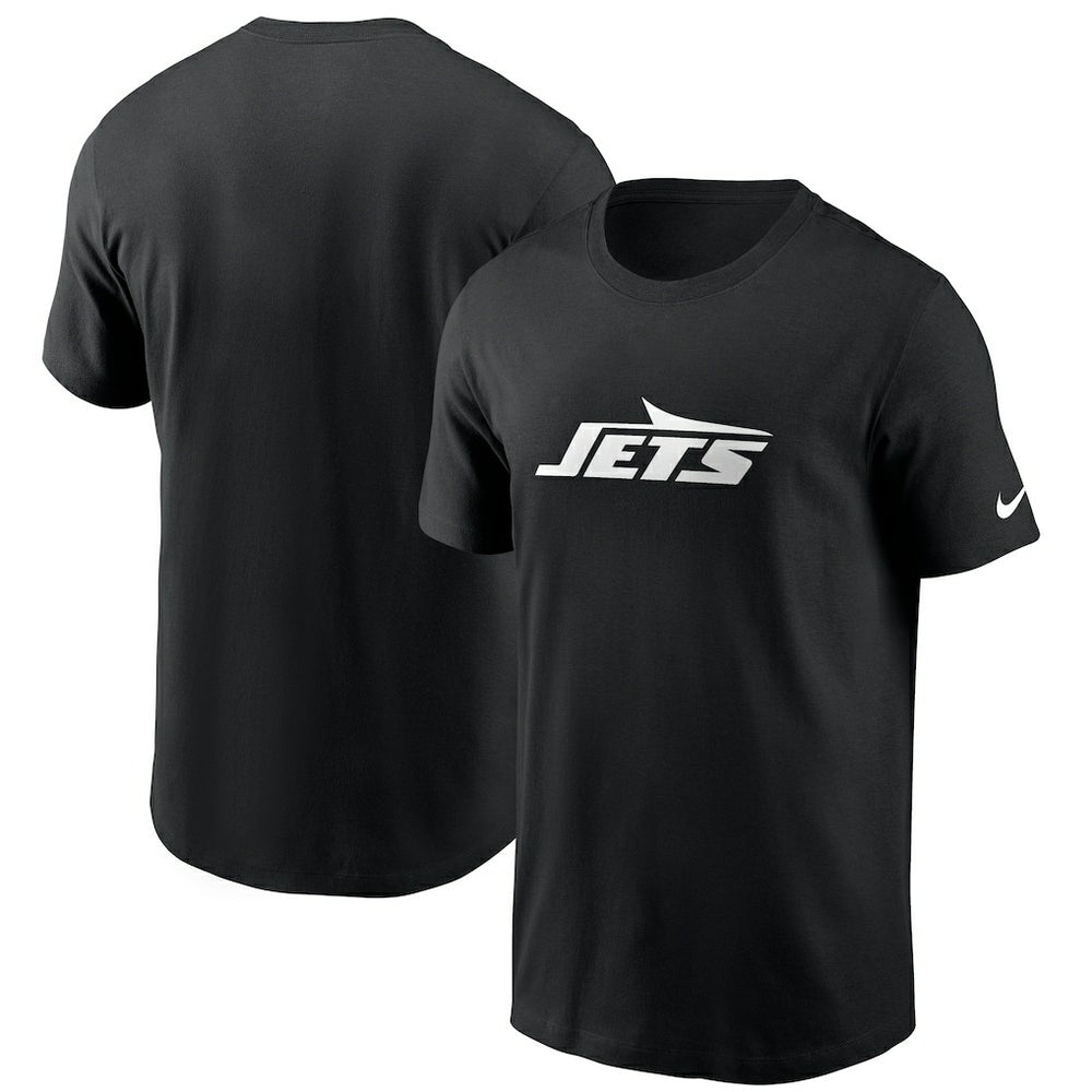 New York Jets Primetime Logo Essential T-Shirt Black | Nike for Sale
