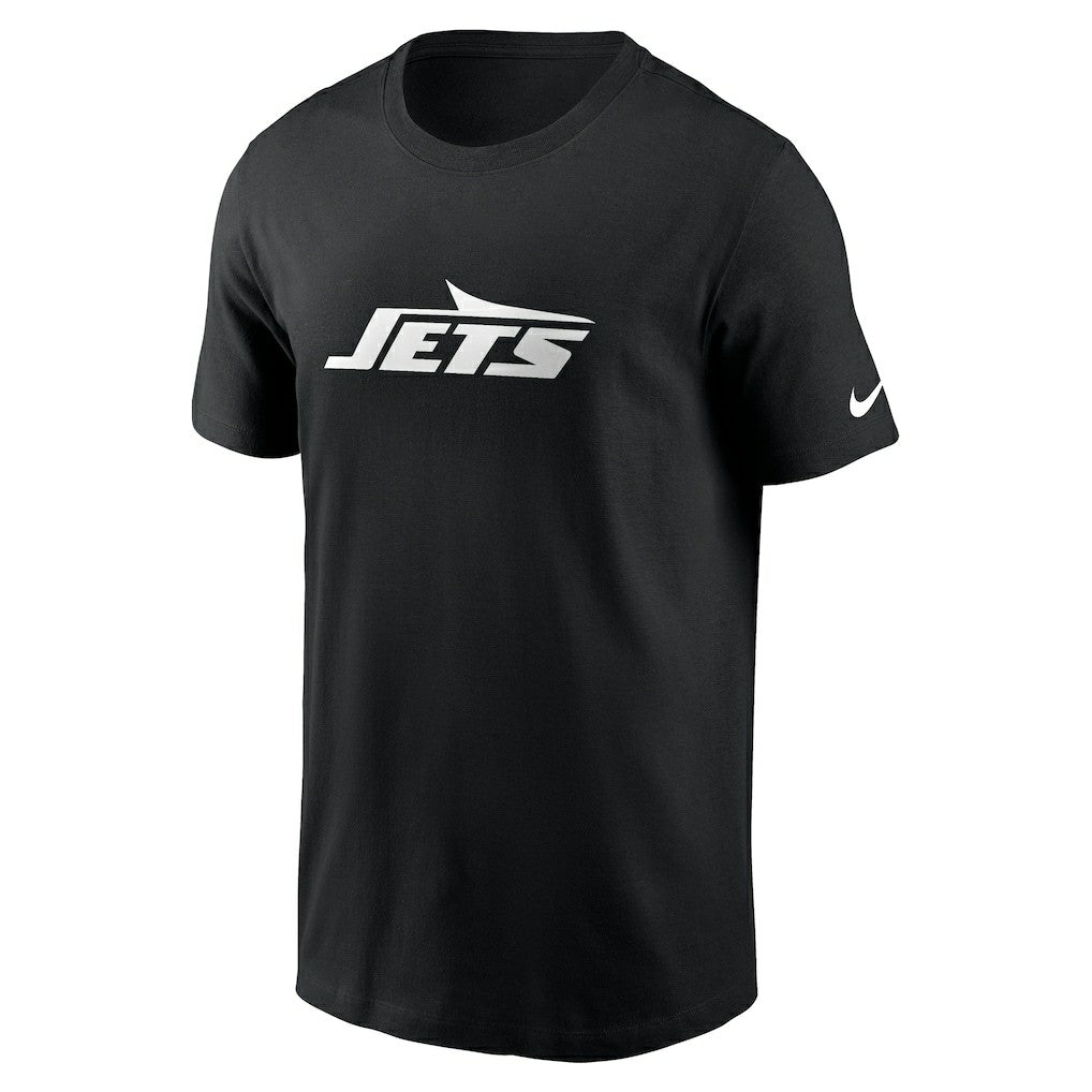 New York Jets Primetime Logo Essential T-Shirt Black | Nike for Sale