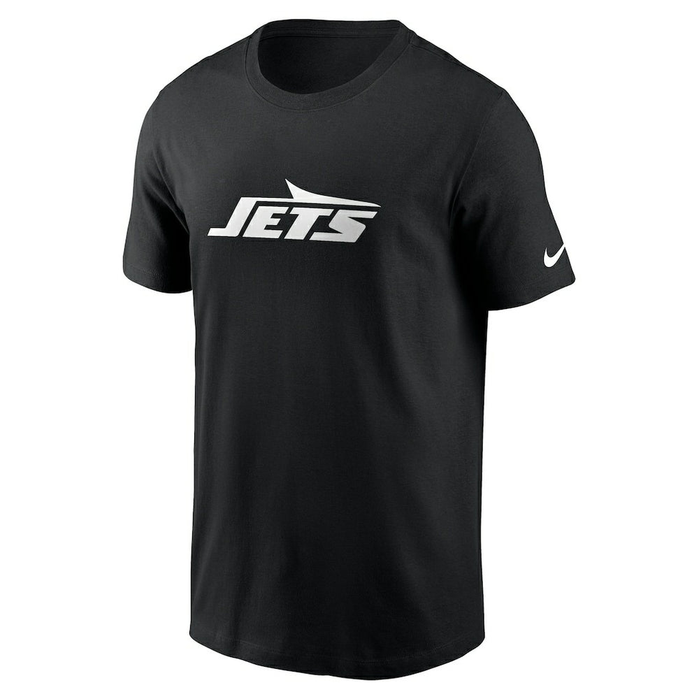 New York Jets Primetime Logo Essential T-Shirt Black | Nike for Sale