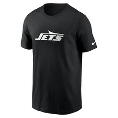 New York Jets Primetime Logo Essential T-Shirt Black | Nike for Sale