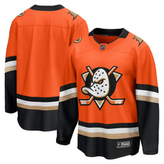 Anaheim Ducks Fanatics Home Breakaway Jersey - Orange - NHL