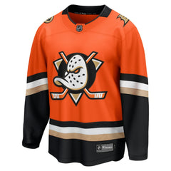 Anaheim Ducks Fanatics Home Breakaway Jersey - Orange - NHL