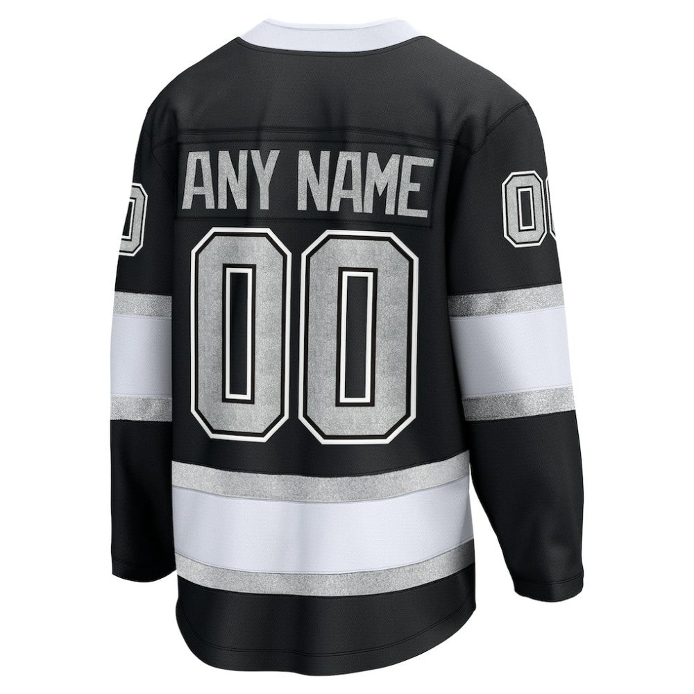 Los Angeles Kings Fanatics Home Breakaway Custom Jersey - Black - NHL