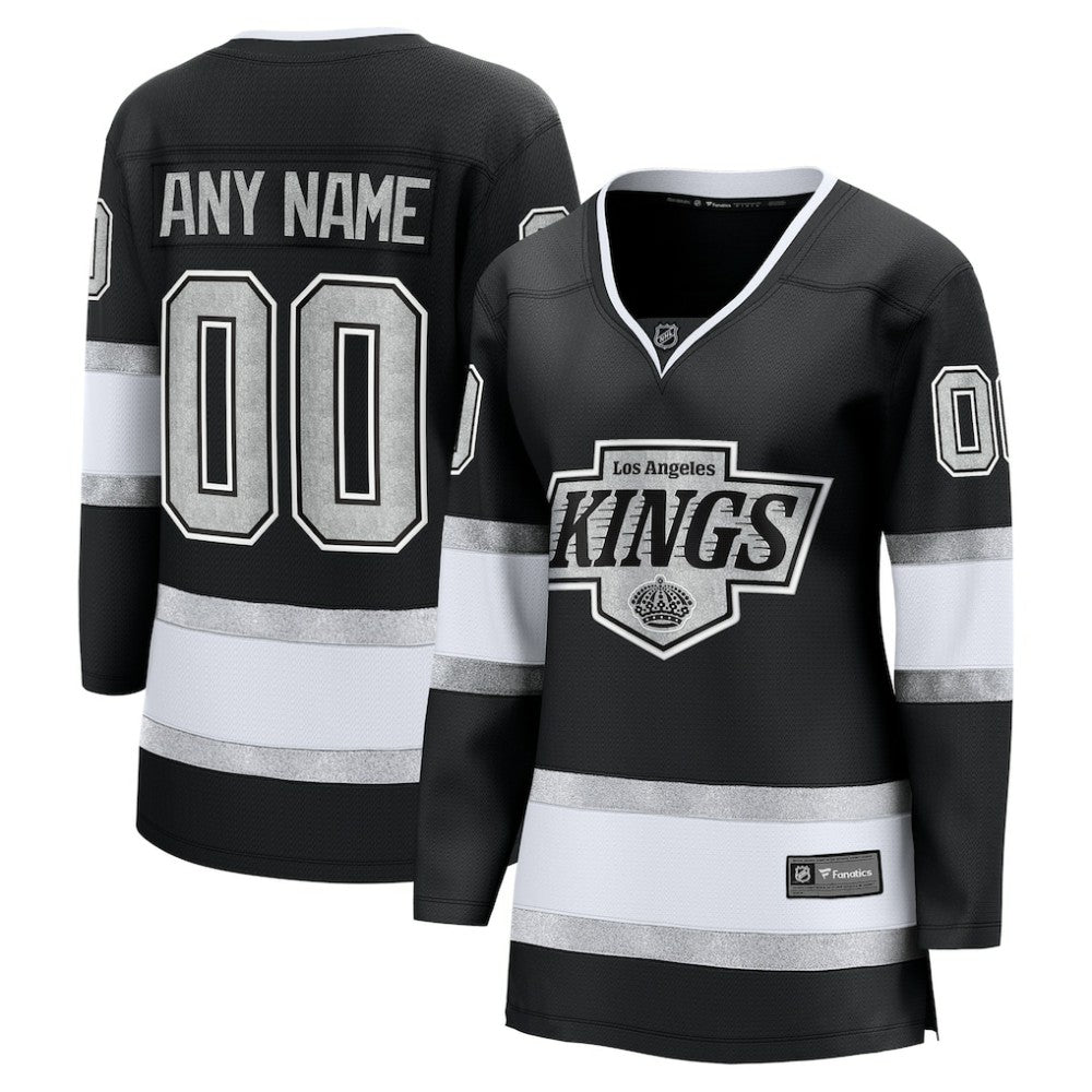 Los Angeles Kings Fanatics Women's Home Breakaway Custom Jersey - Black - NHL