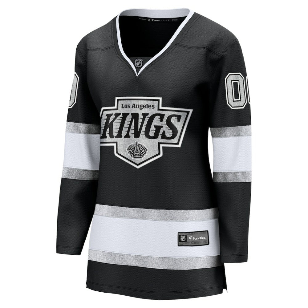 Los Angeles Kings Fanatics Women's Home Breakaway Custom Jersey - Black - NHL