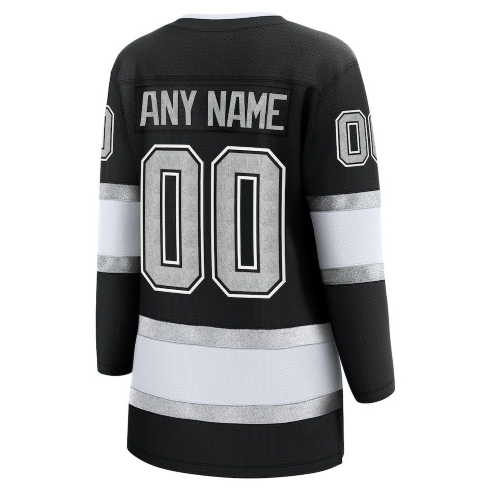 Los Angeles Kings Fanatics Women's Home Breakaway Custom Jersey - Black - NHL