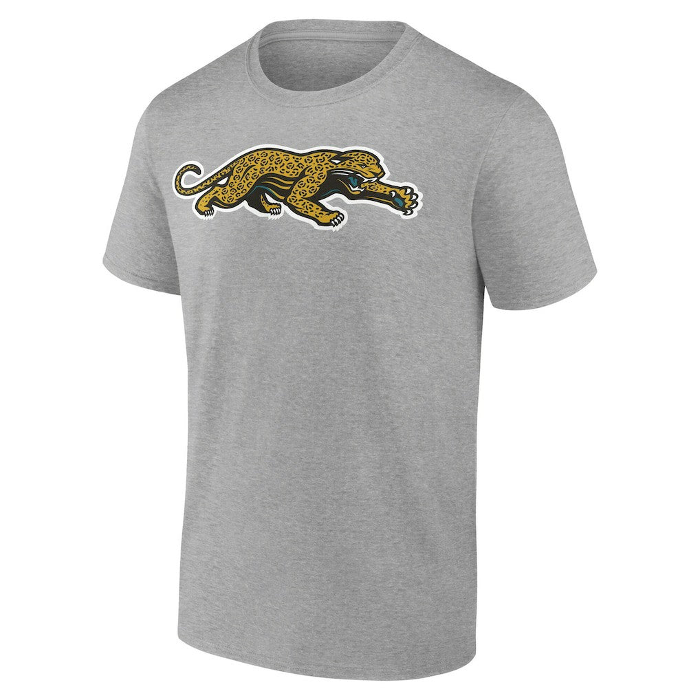 Jacksonville Jaguars Classic Logo T-Shirt Heather Gray | NFL