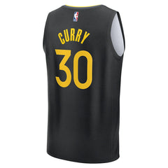 Stephen Curry Golden State Warriors Youth Fast Break Replica Player Jersey Statement Editi- Black - NBA
