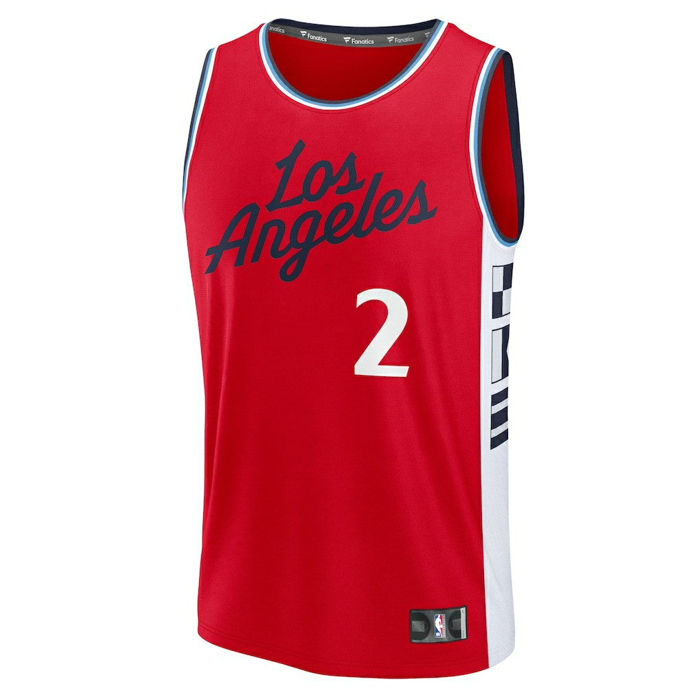 Kawhi Leonard LA Clippers Fast Break Replica Player Jersey Statement Edition Red - NBA