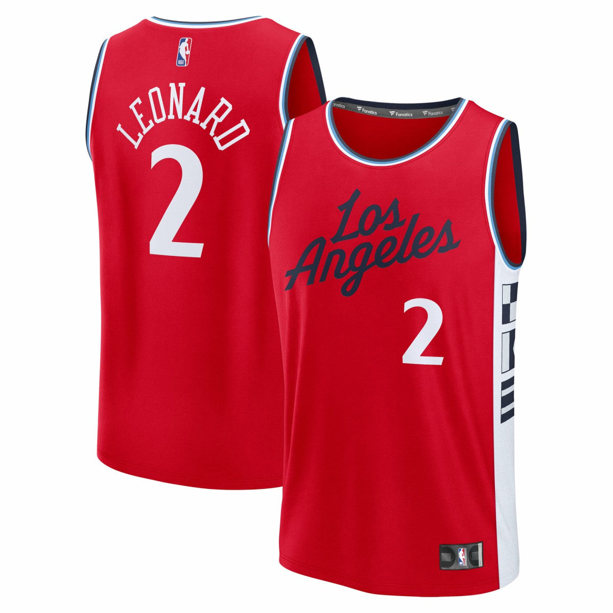 Kawhi Leonard LA Clippers Youth Fast Break Replica Player Jersey Statement Edition Red - NBA