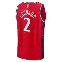 Kawhi Leonard LA Clippers Youth Fast Break Replica Player Jersey Statement Edition Red - NBA