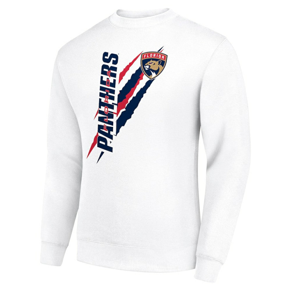 Florida Panthers Starter Color Scratch Pullover Sweatshirt - White - NHL