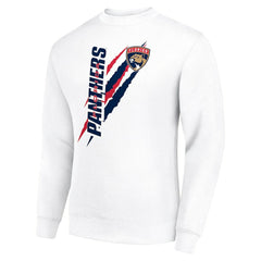 Florida Panthers Starter Color Scratch Pullover Sweatshirt - White - NHL