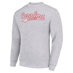 Carolina Hurricanes Starter  Tailsweep City Pullover Sweatshirt - Heather Gray - NHL