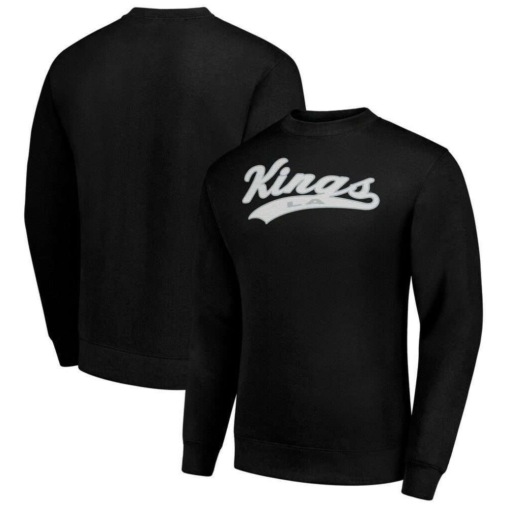 Los Angeles Kings Starter  Tailsweep City Pullover Sweatshirt - Black - NHL