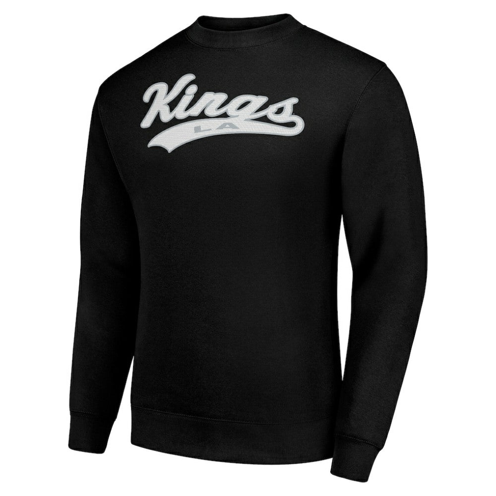 Los Angeles Kings Starter  Tailsweep City Pullover Sweatshirt - Black - NHL