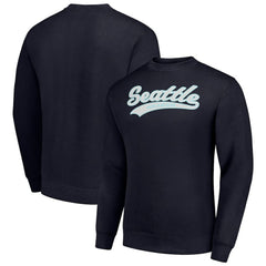 Seattle Kraken Starter  Tailsweep City Pullover Sweatshirt - Navy - NHL