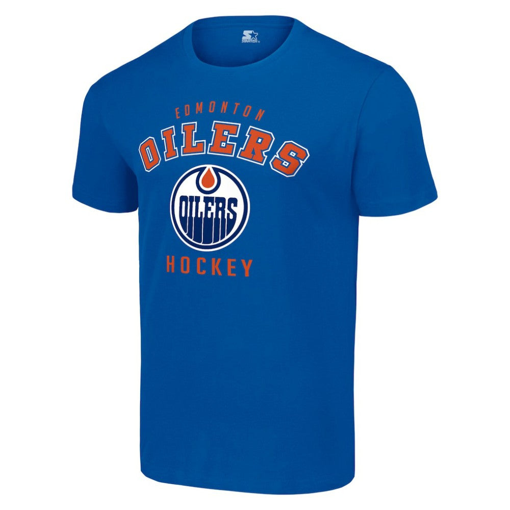 Edmonton Oilers Starter Logo T-Shirt - Royal - NHL