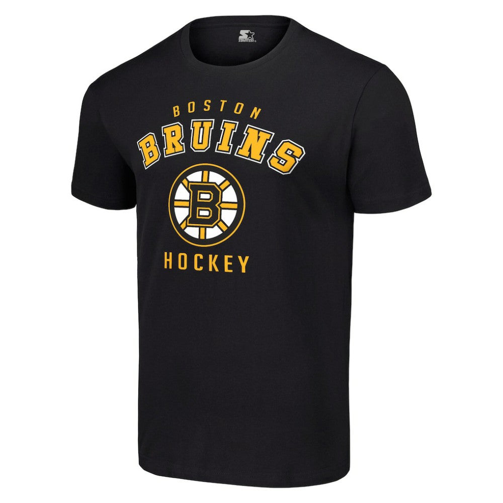 Boston Bruins Starter Logo T-Shirt - Black - NHL