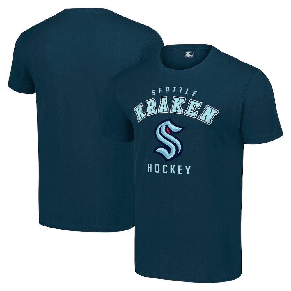 Seattle Kraken Starter Logo T-Shirt - Navy - NHL