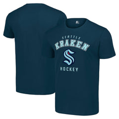 Seattle Kraken Starter Logo T-Shirt - Navy - NHL