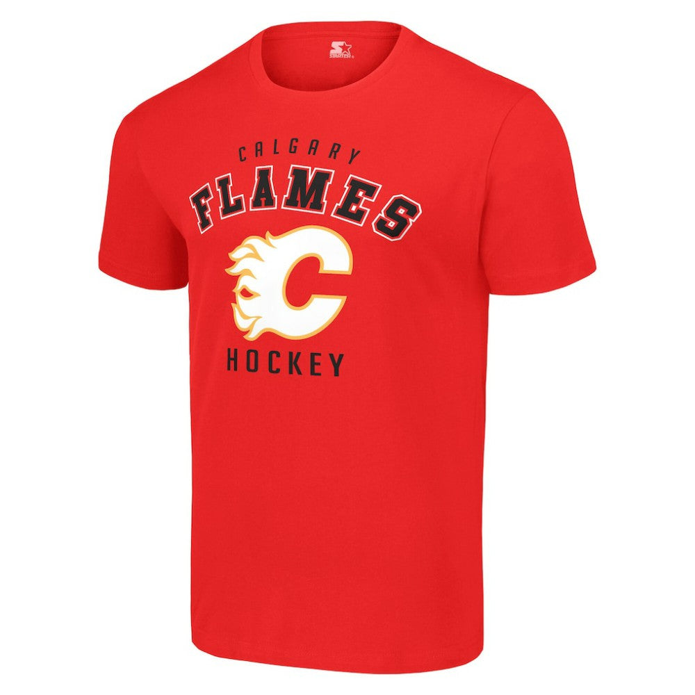 Calgary Flames Starter Logo T-Shirt - Red - NHL