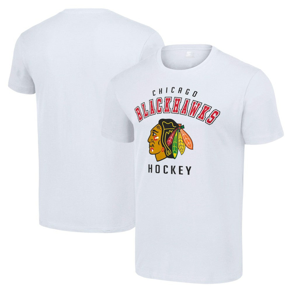 Chicago Blackhawks Starter Logo T-Shirt - White - NHL