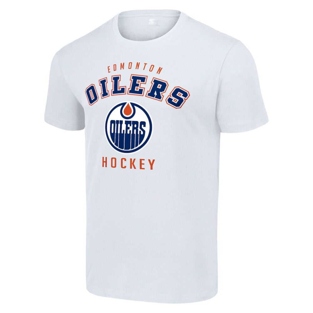 Edmonton Oilers Starter Logo T-Shirt - White - NHL