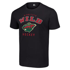 Minnesota Wild Starter Logo T-Shirt - Black - NHL