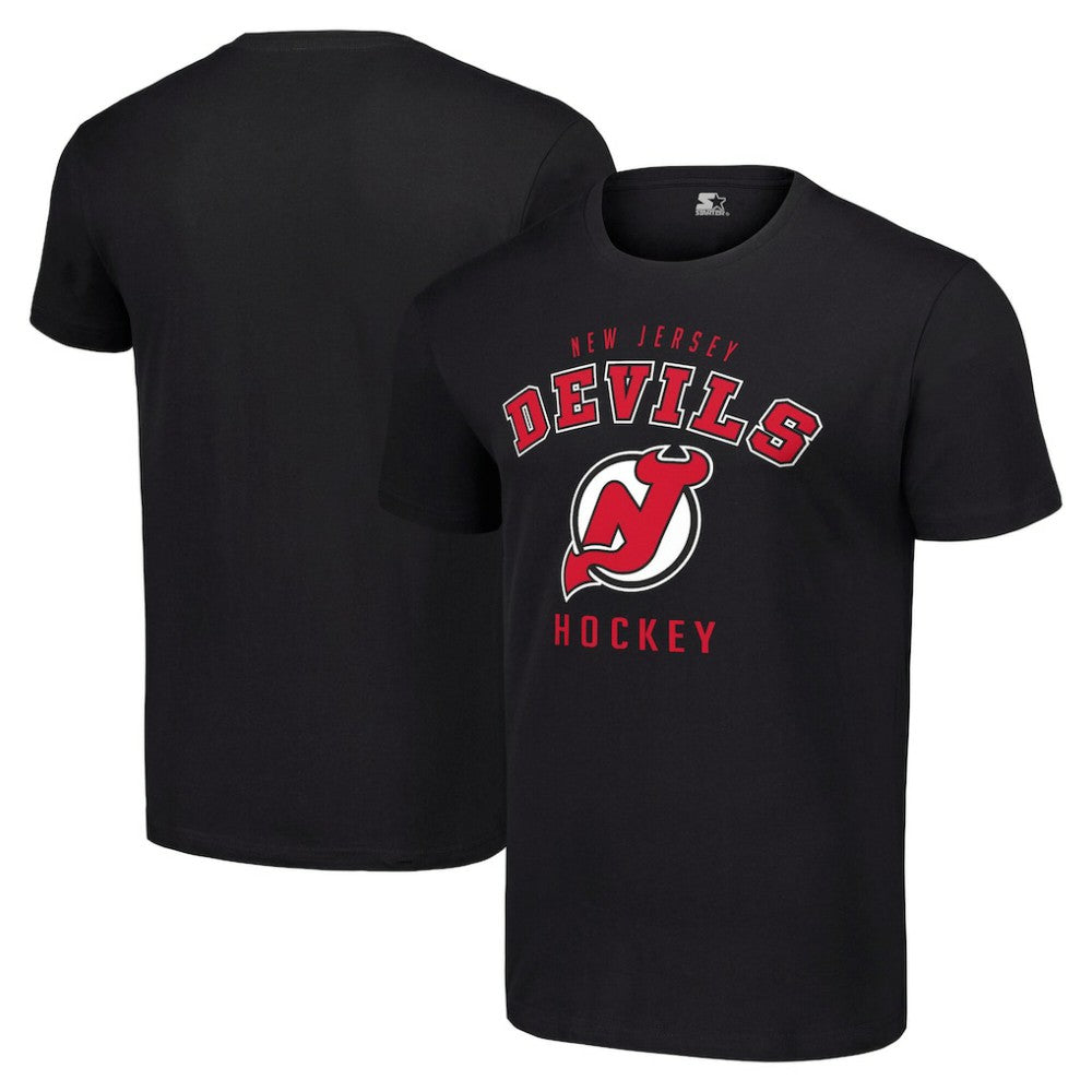 New Jersey Devils Starter Logo T-Shirt - Black - NHL